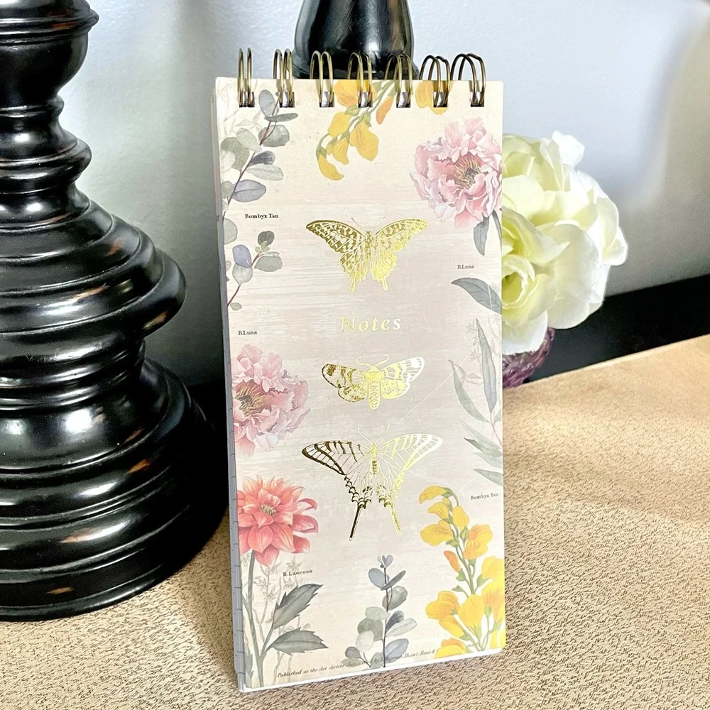 NWT BUTTERFLY Hardcover Notebook/Journal Notepad Stationery Bundle